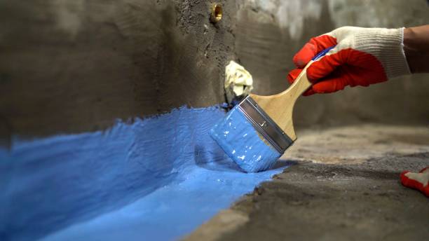 Commercial Waterproofing project at a South Elgin, IL business property by SJ Waterproofing Pros